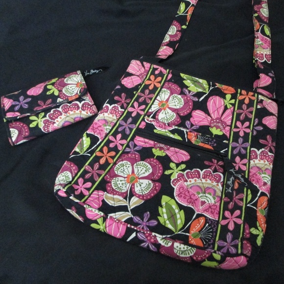 Vera Bradley Handbags - Vera Bradley Pink Pirouette Bag & Wallet